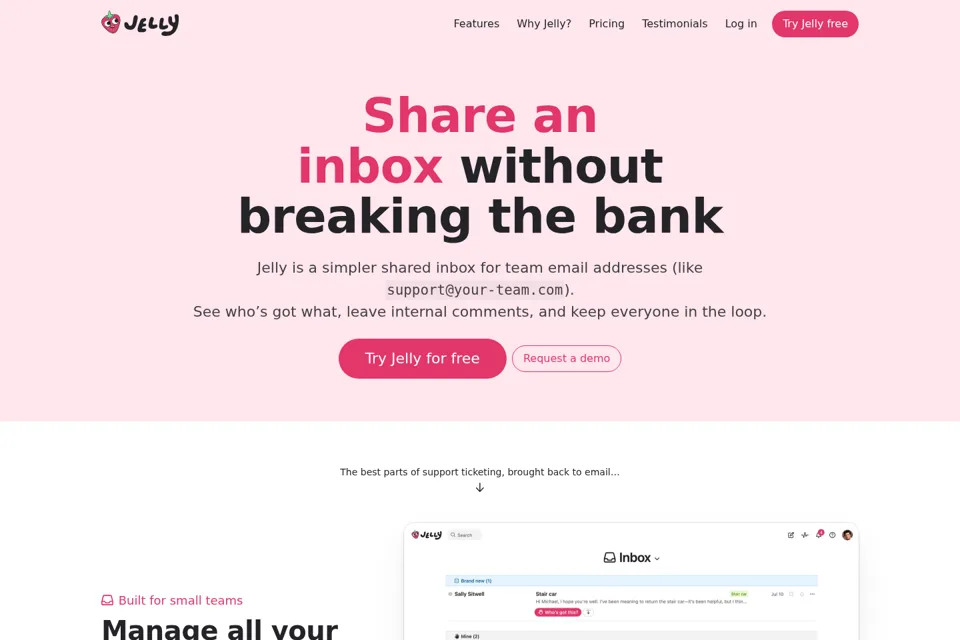 Landing page preview