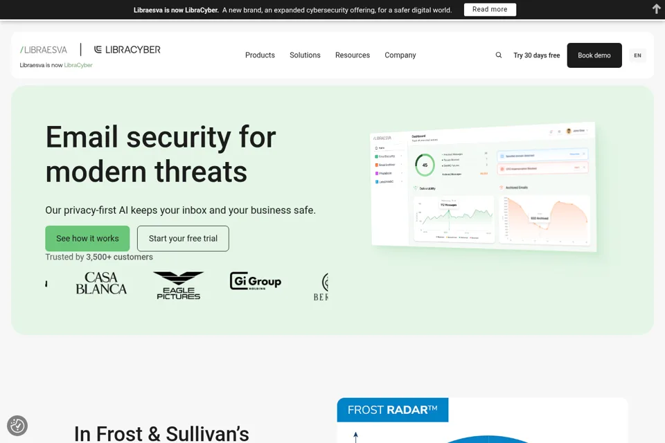 Landing page preview