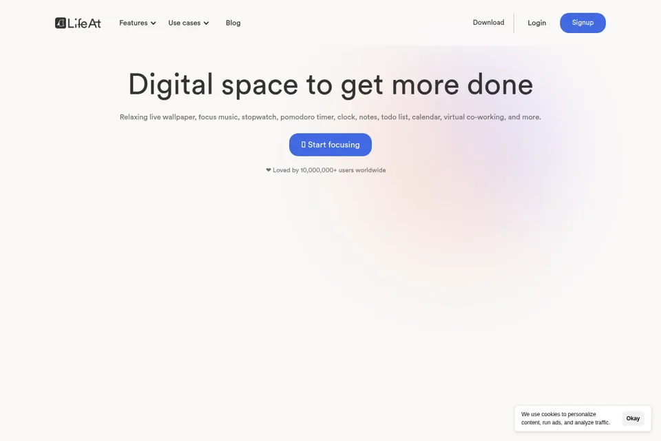 Landing page preview