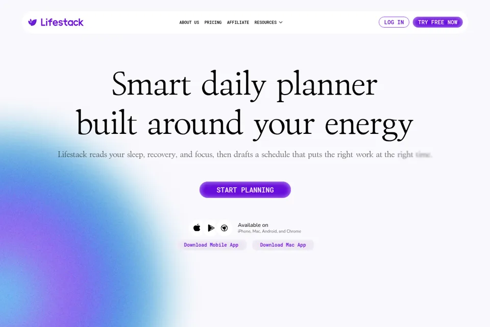 Landing page preview