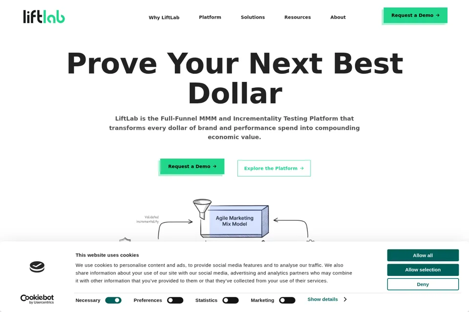 Landing page preview