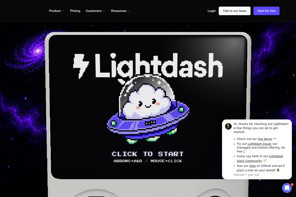 Landing page preview