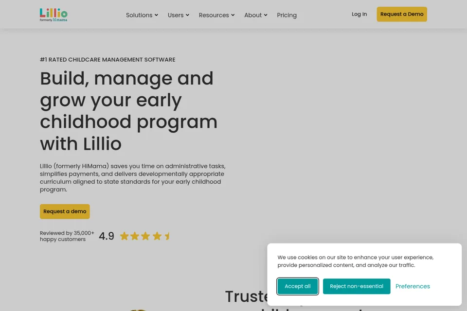 Landing page preview