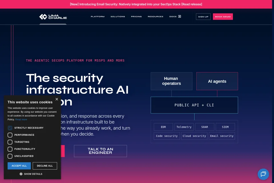 Landing page preview