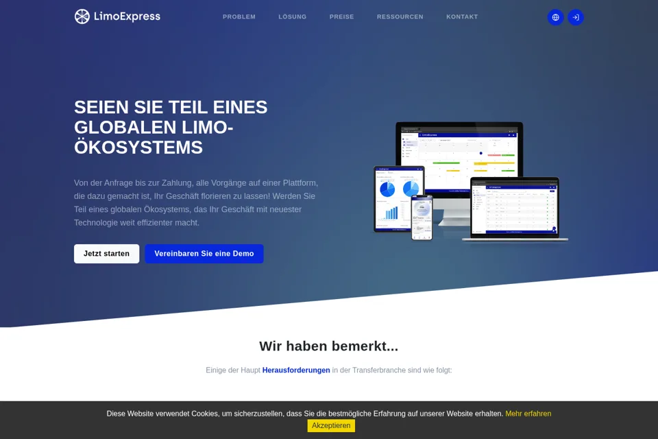 Landing page preview