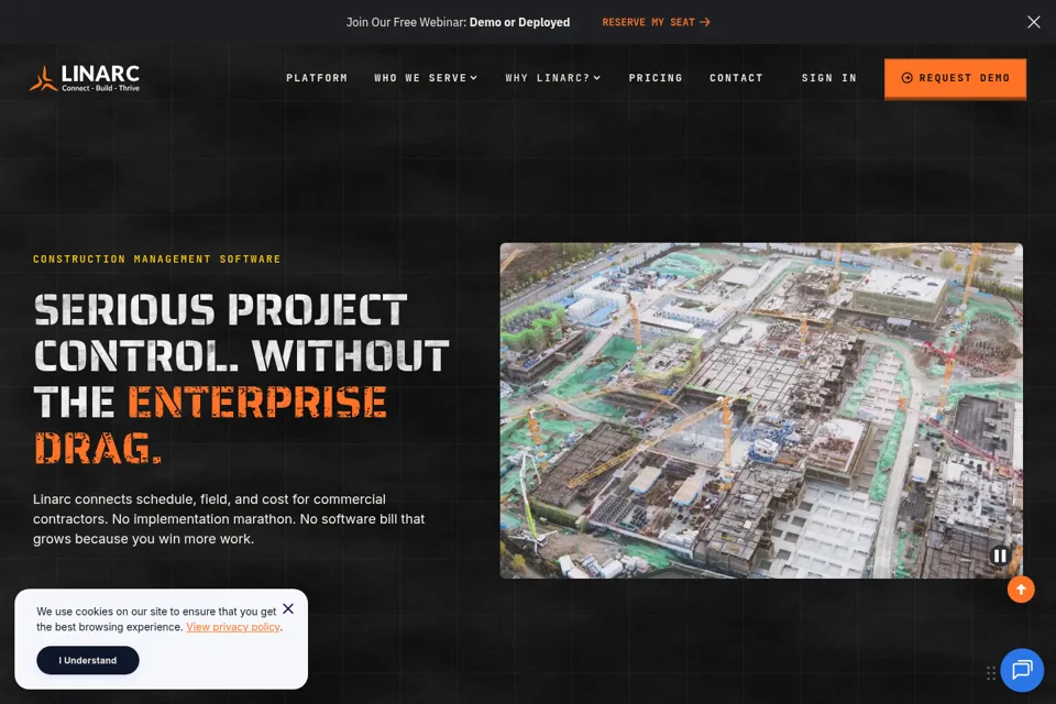 Landing page preview