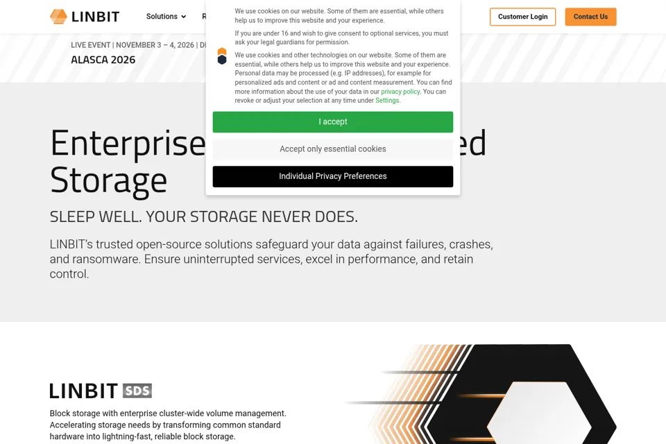 Landing page preview