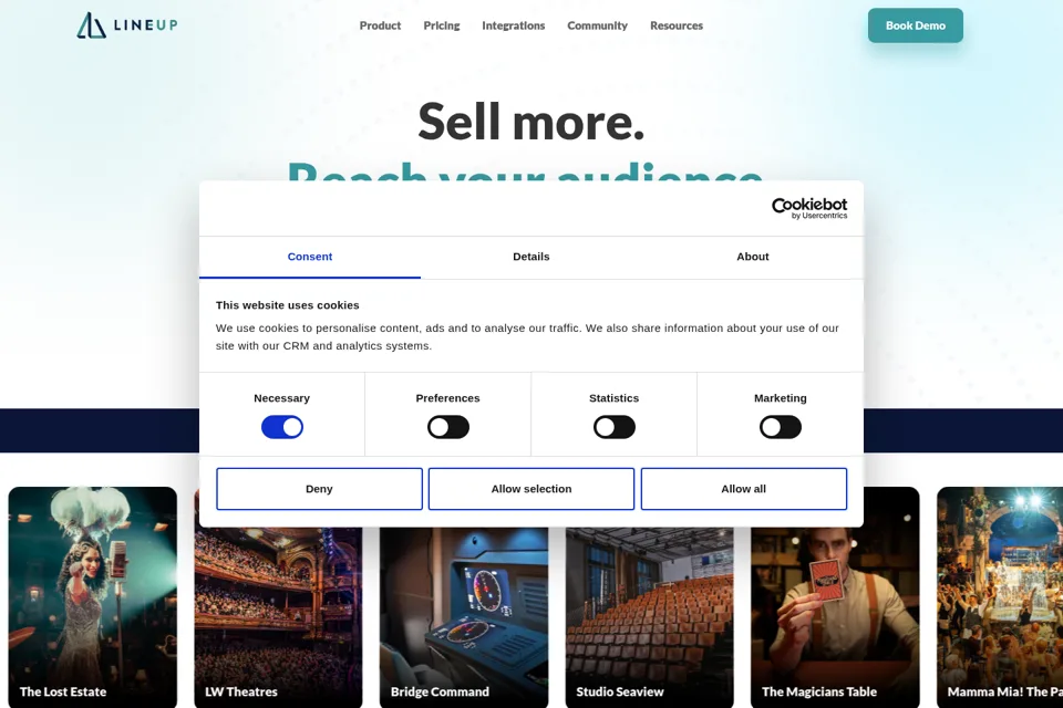Landing page preview