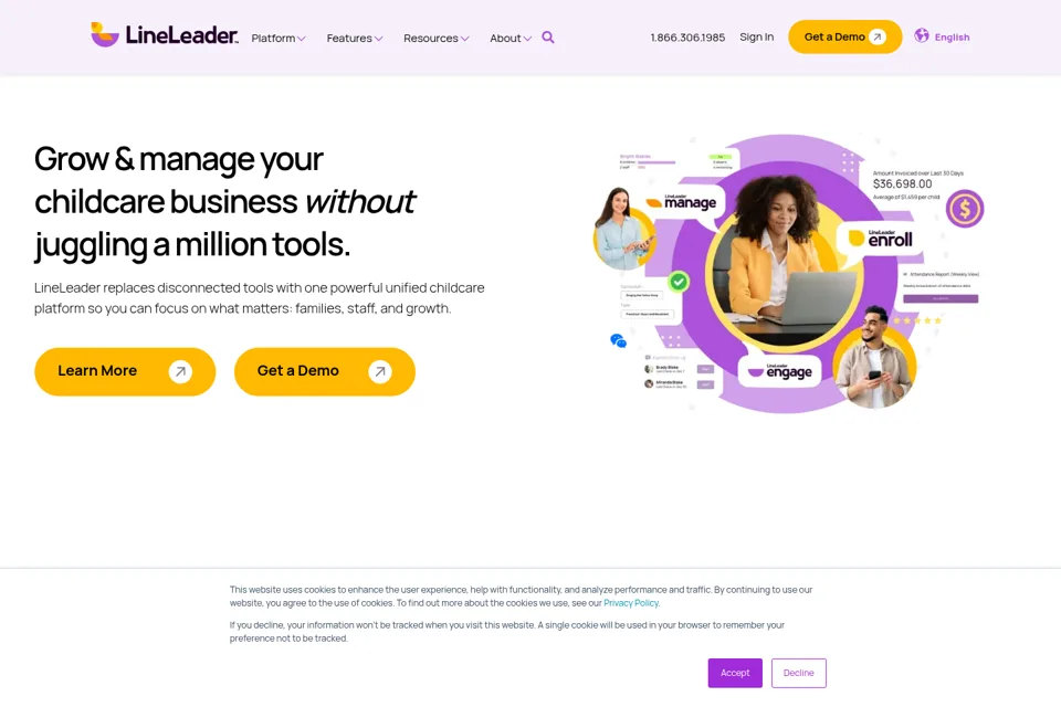Landing page preview