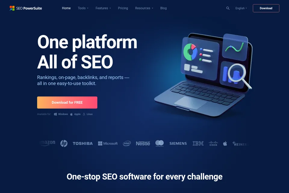 Landing page preview