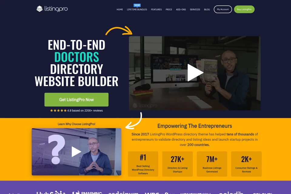 Landing page preview
