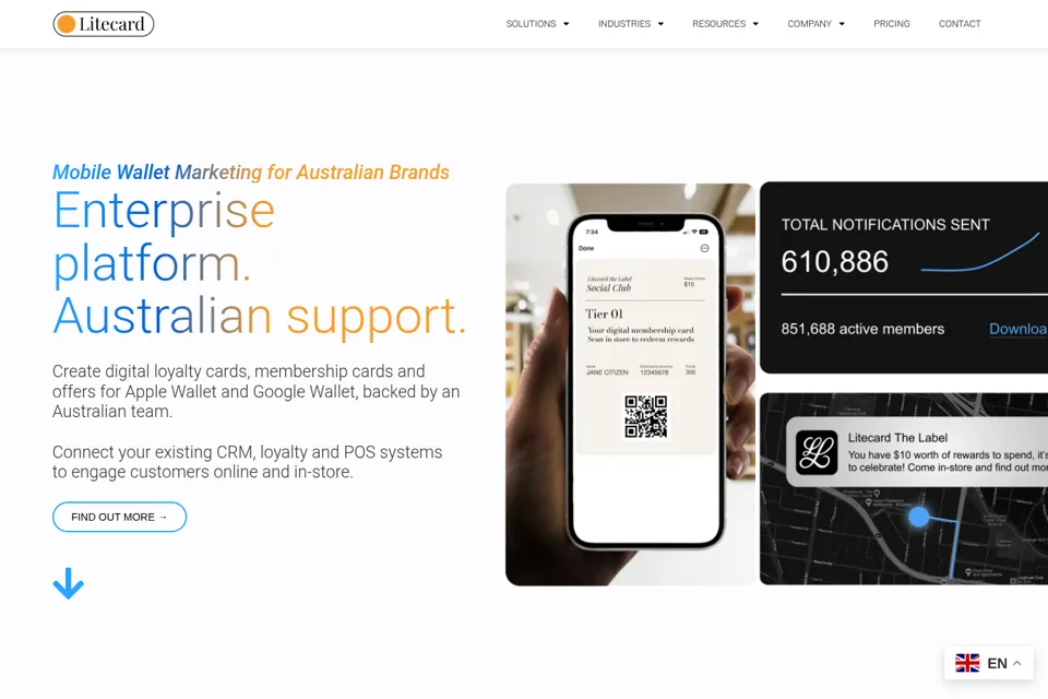 Landing page preview