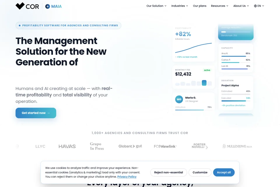 Landing page preview