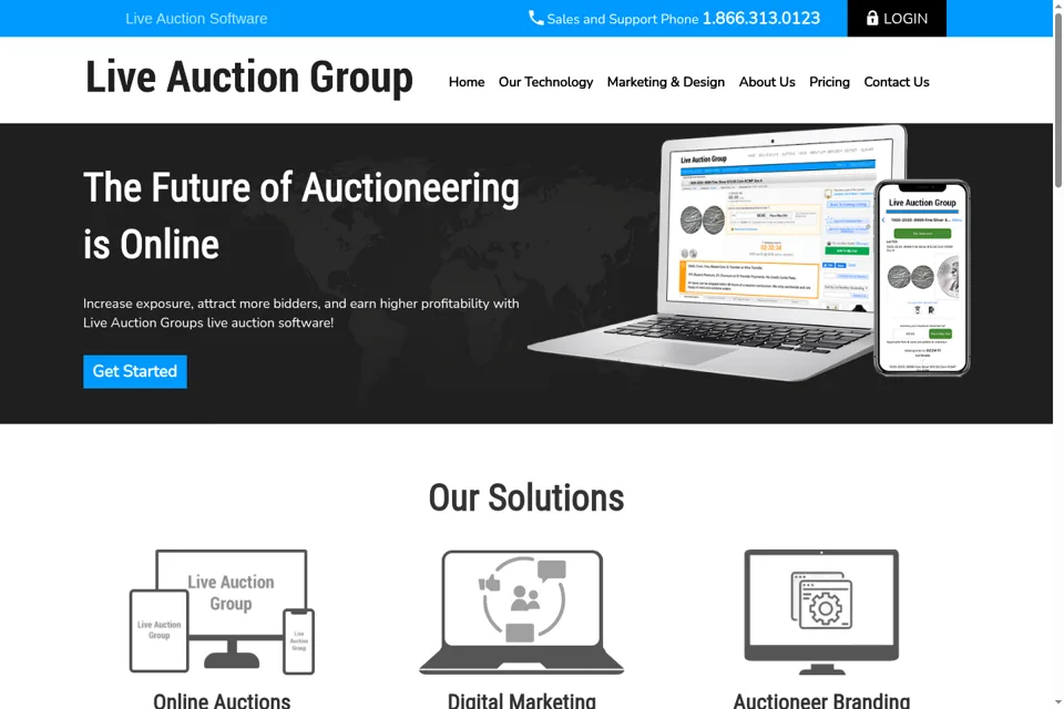 Landing page preview