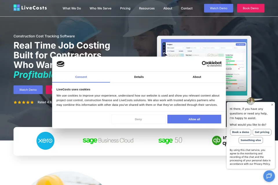 Landing page preview