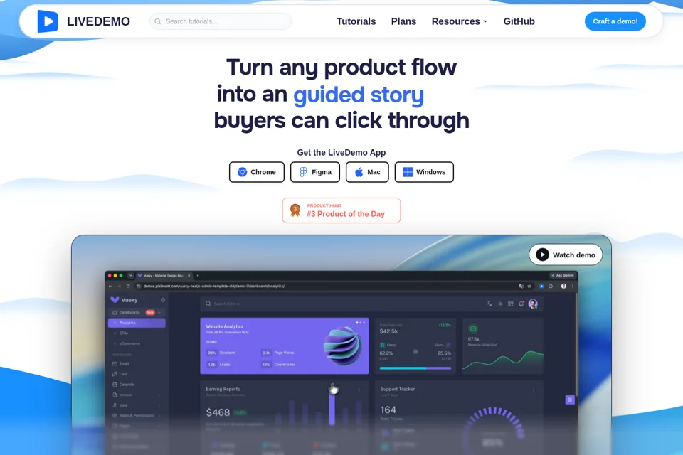 Landing page preview