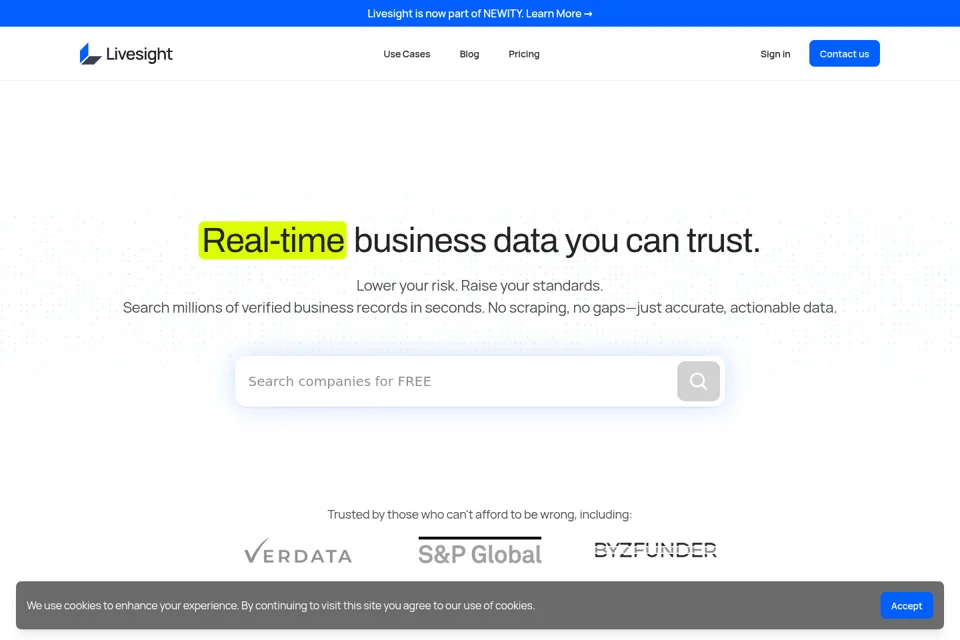 Landing page preview