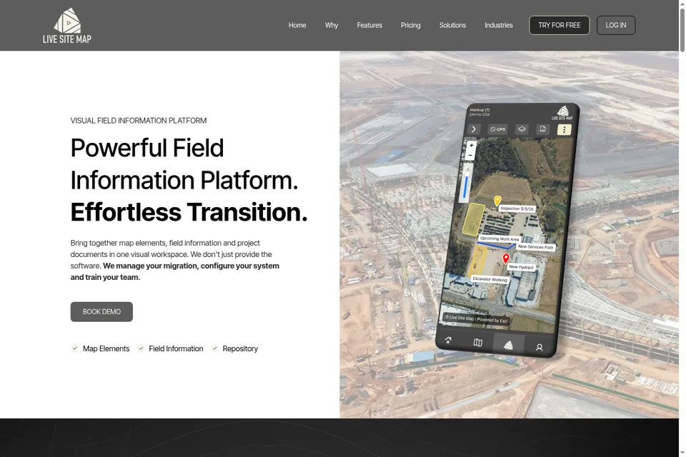 Landing page preview
