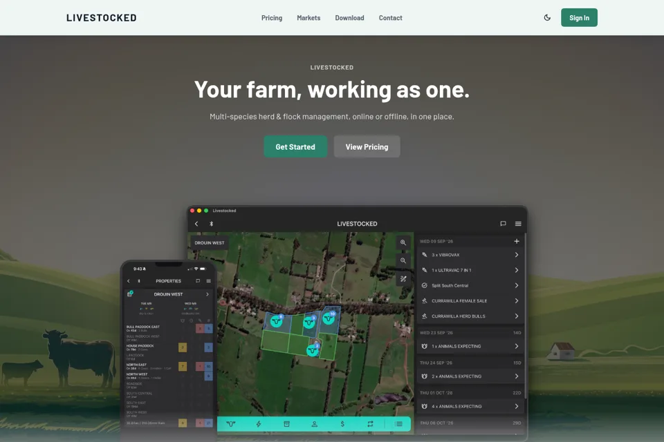 Landing page preview