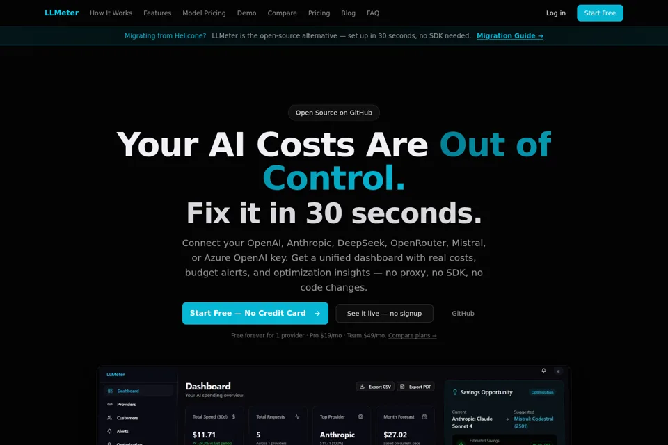 Landing page preview