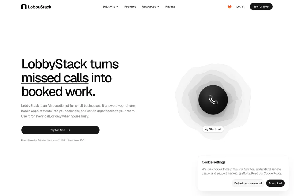 Landing page preview