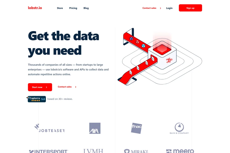 Landing page preview