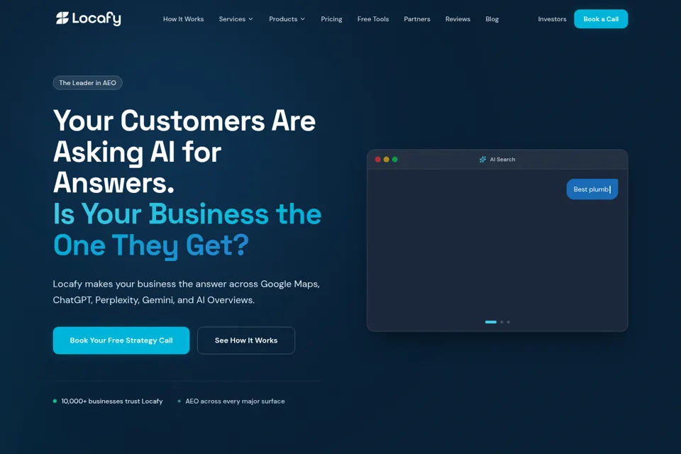 Landing page preview