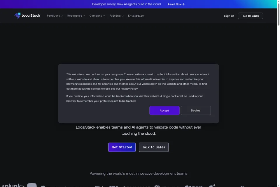 Landing page preview