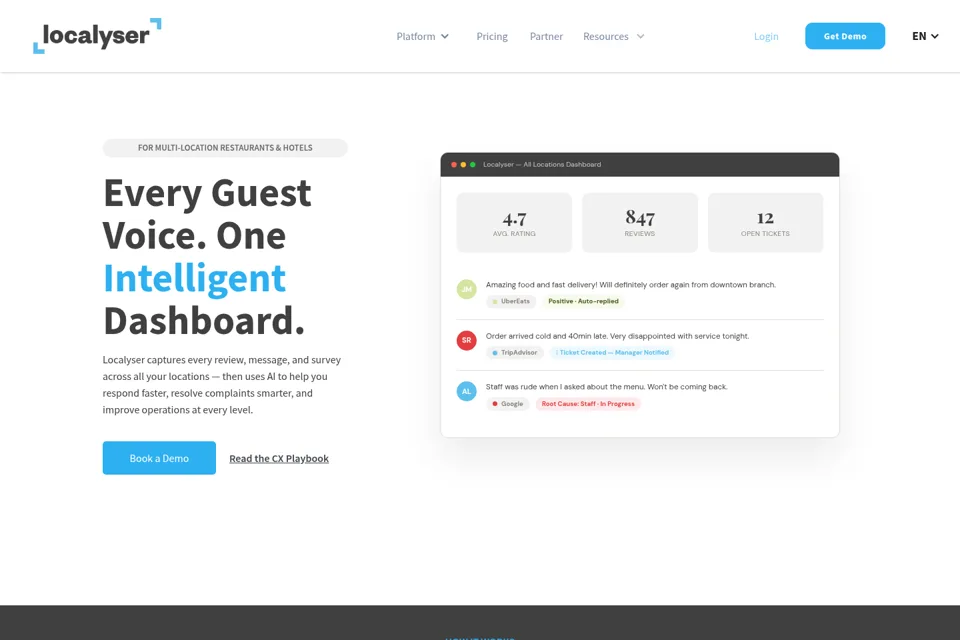 Landing page preview