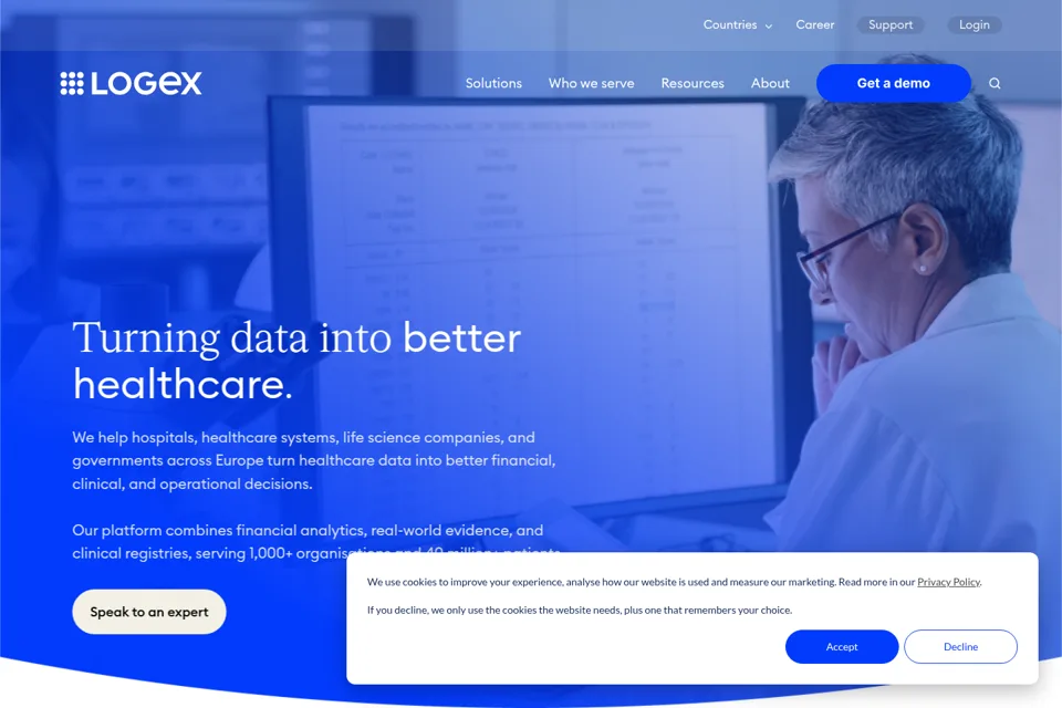 Landing page preview