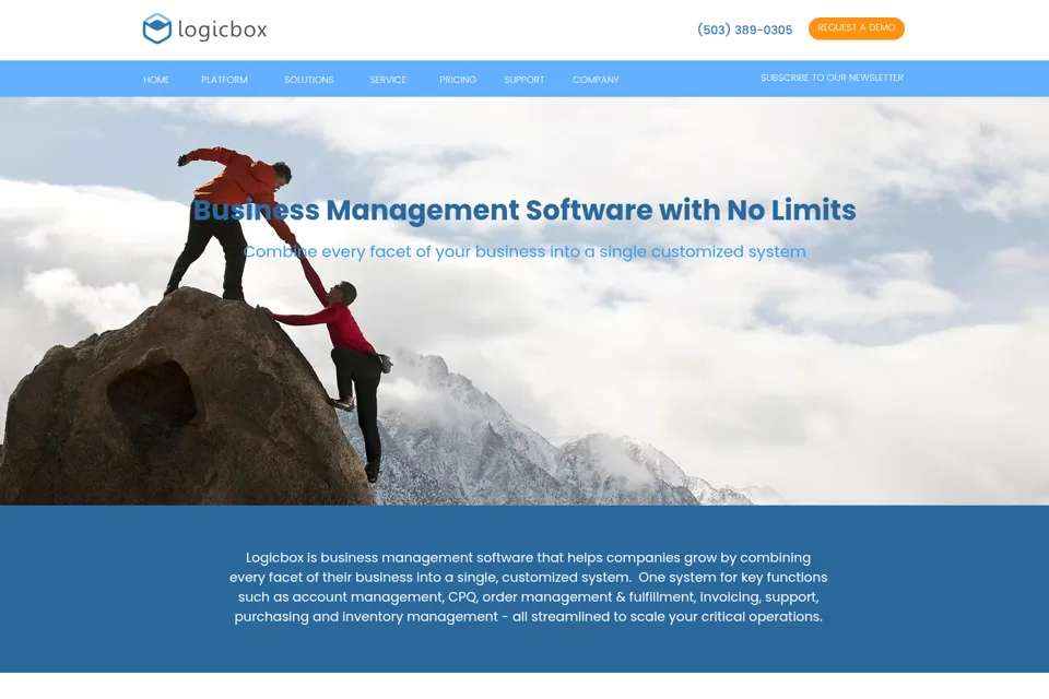 Landing page preview