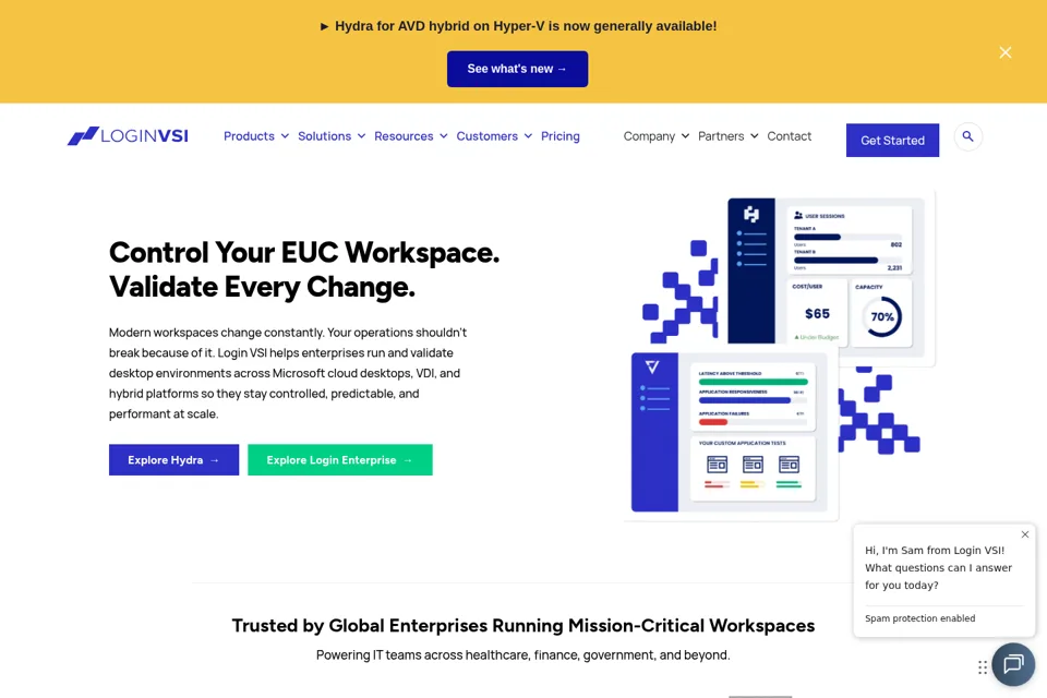 Landing page preview