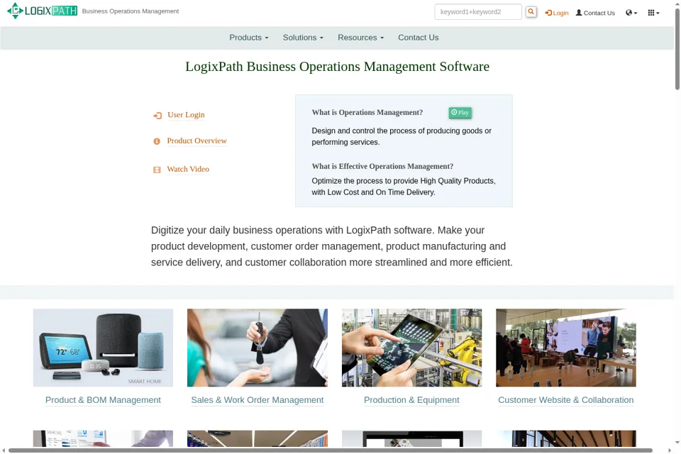 Landing page preview