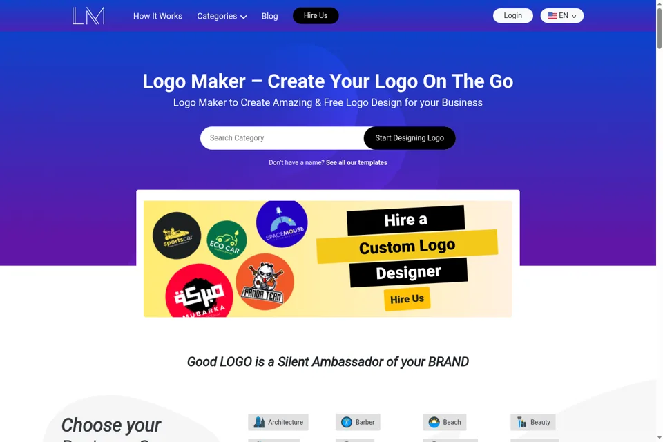 Landing page preview