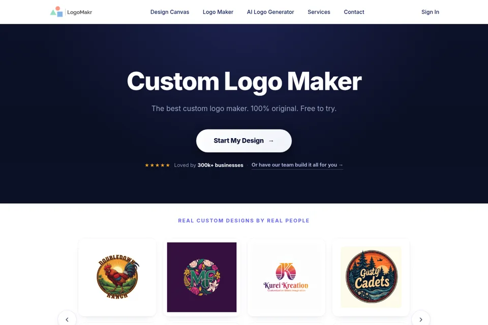 Landing page preview