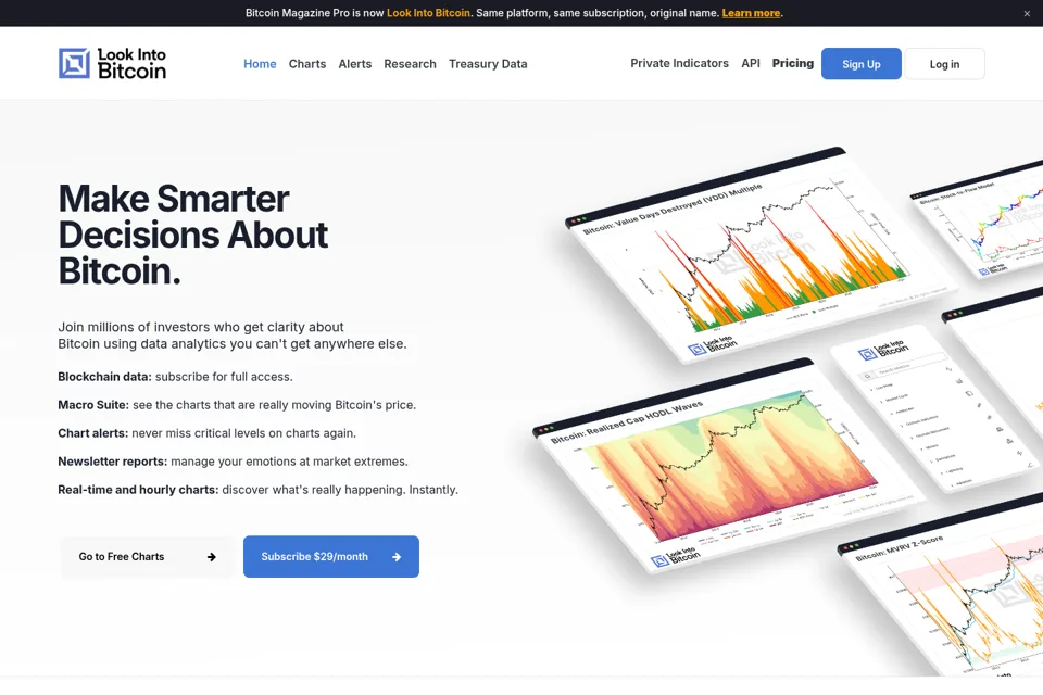Landing page preview