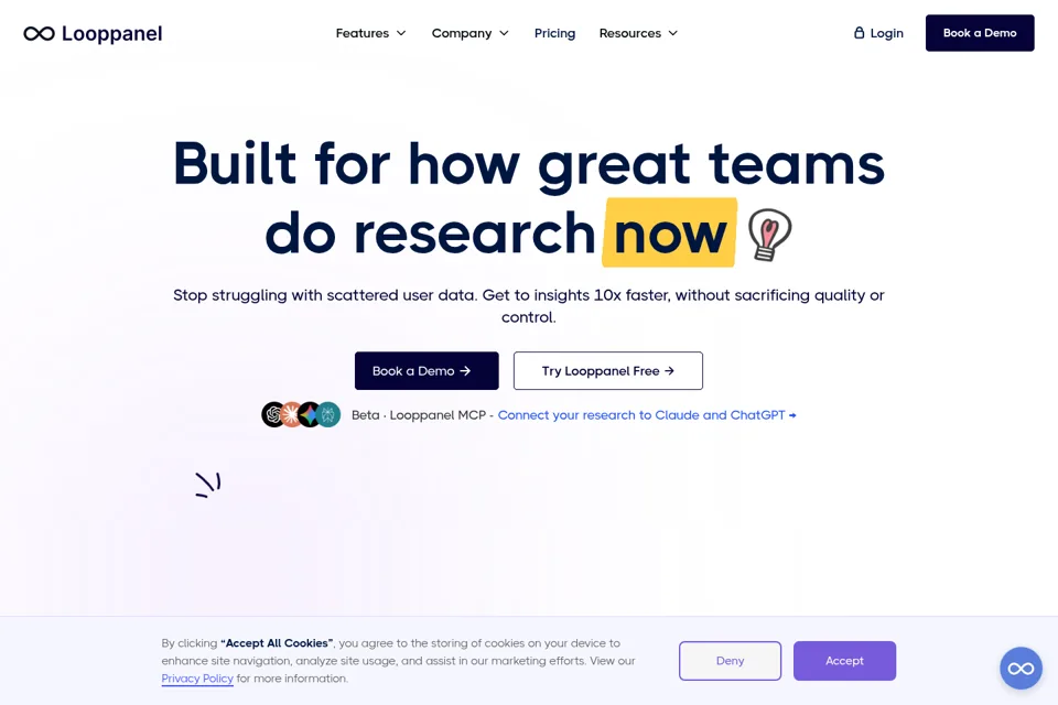 Landing page preview