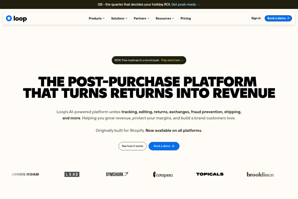 Landing page preview