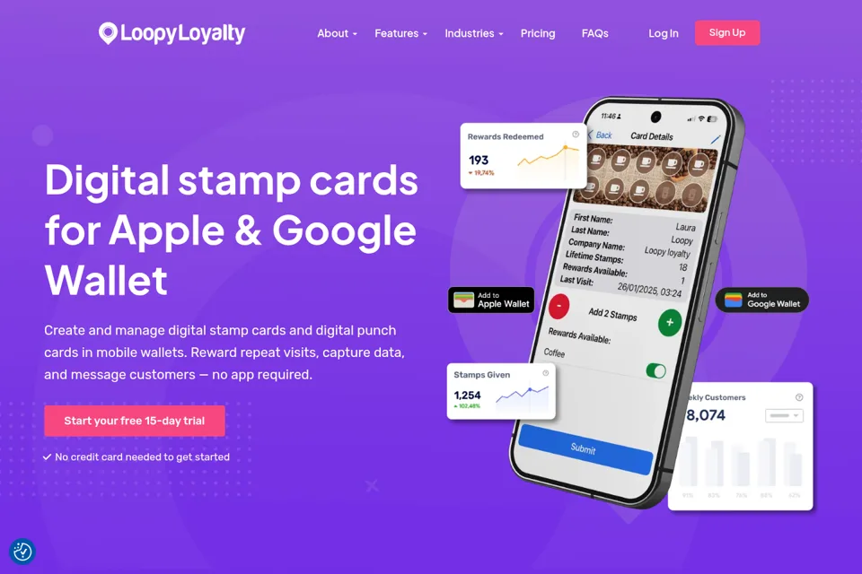 Landing page preview