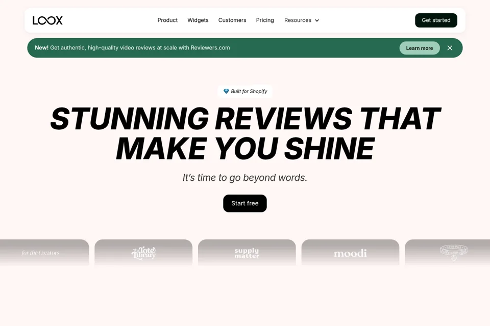 Landing page preview