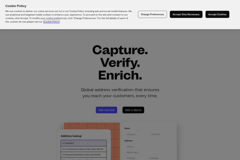 Landing page preview