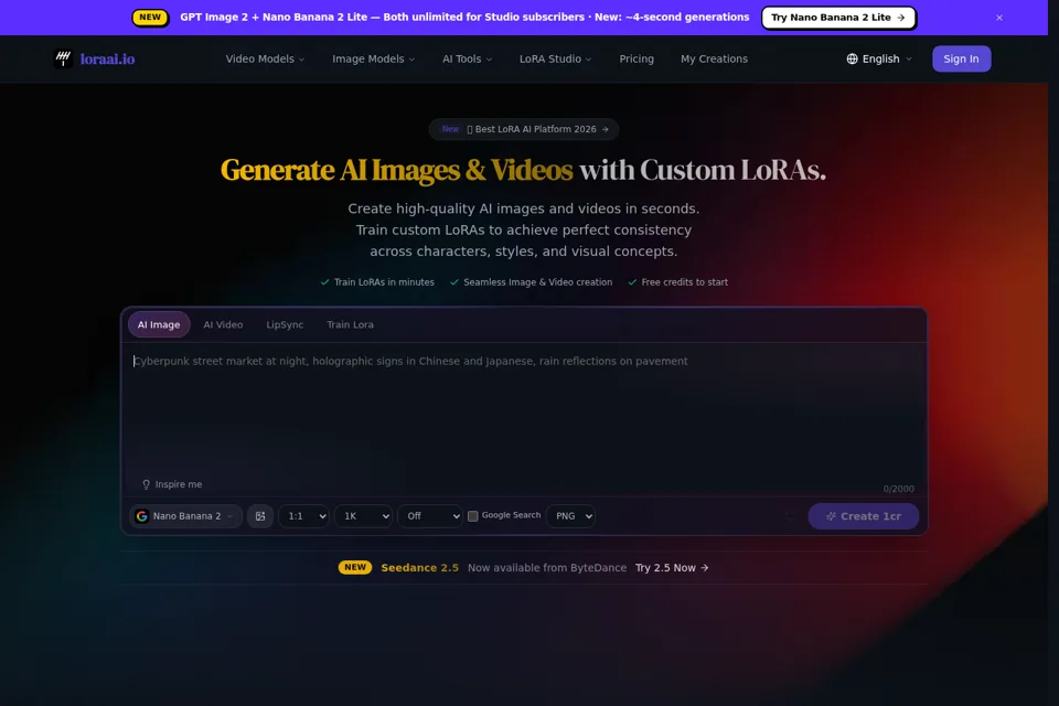 Landing page preview