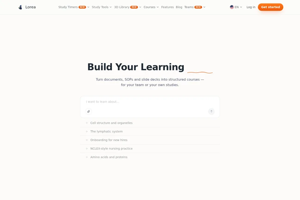 Landing page preview