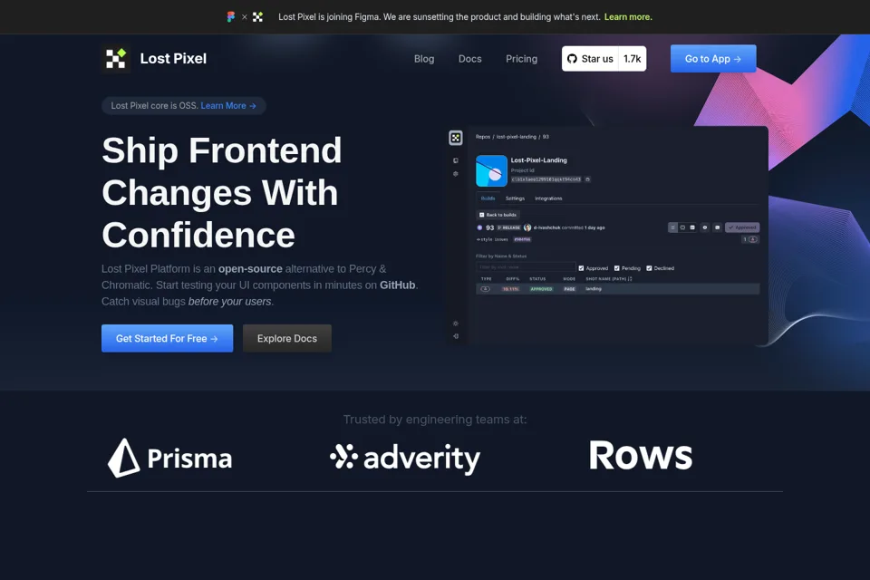 Landing page preview