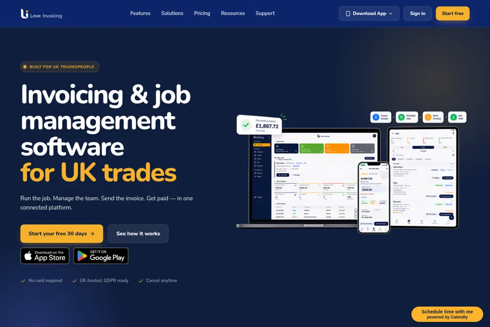 Landing page preview