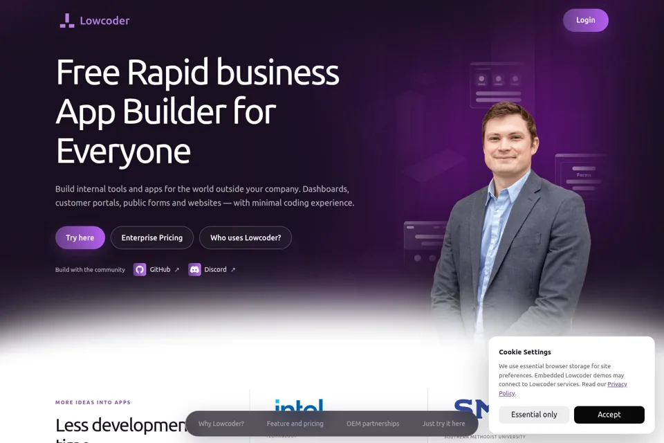 Landing page preview