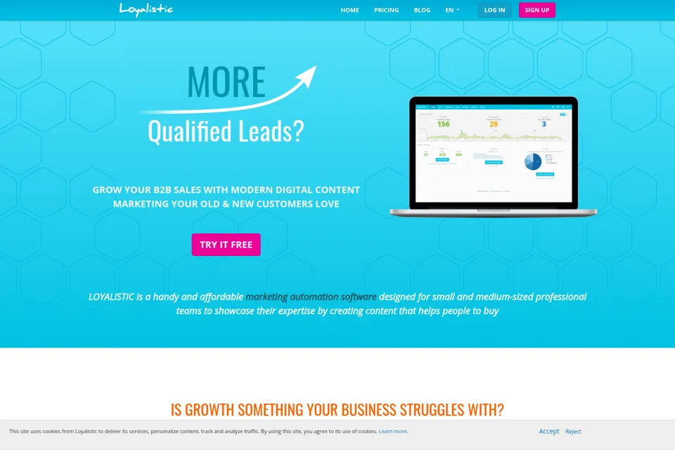 Landing page preview