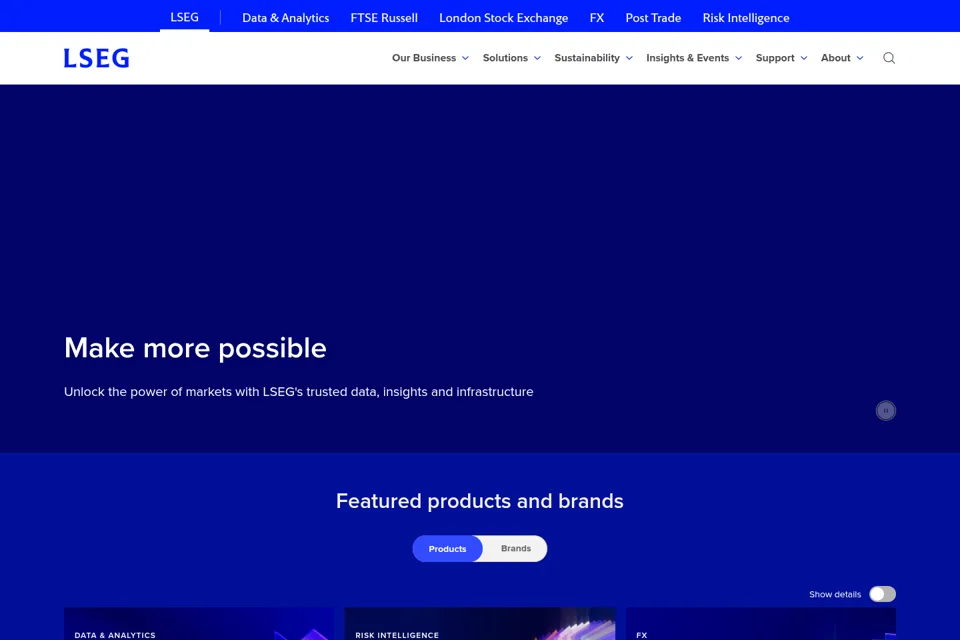 Landing page preview
