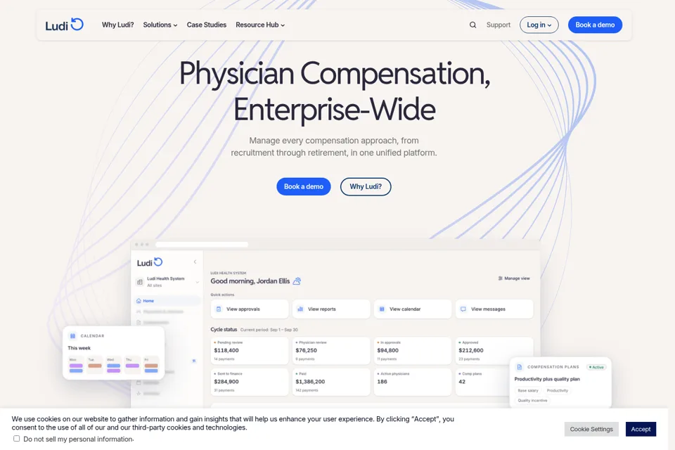 Landing page preview