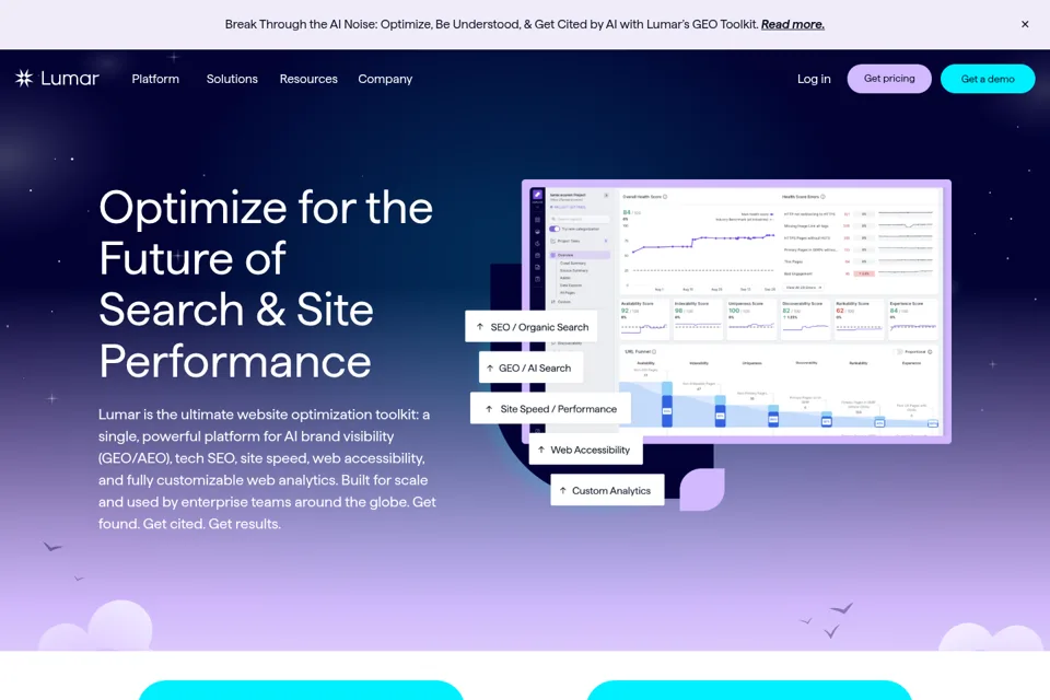 Landing page preview